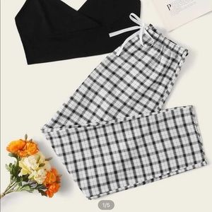 Plaid PJ pants